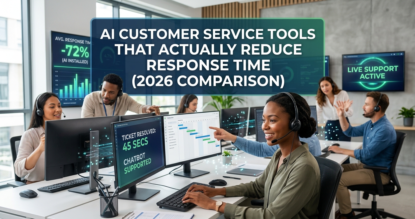 AI Customer Service Tools That Actually Reduce Response Time (2026 Comparison)